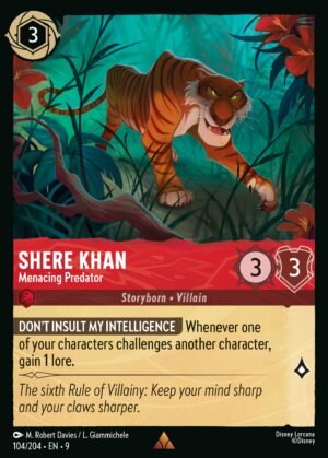 Shere Khan – Menacing Predator