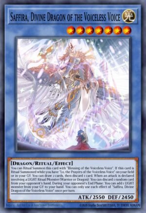 Saffira, Divine Dragon of the Voiceless Voice (LEDE-EN034)