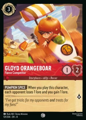 Gloyd Orangeboar – Fierce Competitor