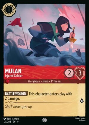 Mulan – Injured Soldier