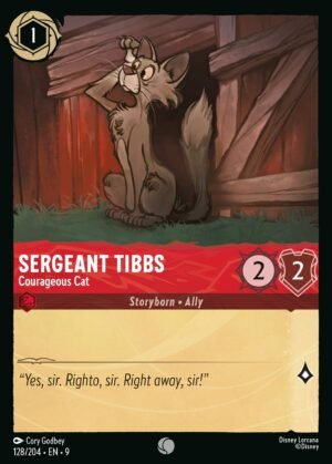 Sergeant Tibbs – Courageous Cat