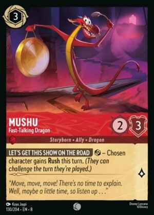 Mushu – Fast-Talking Dragon