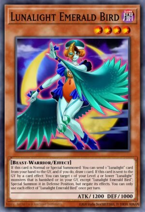 Lunalight Emerald Bird (LDS2-EN127)
