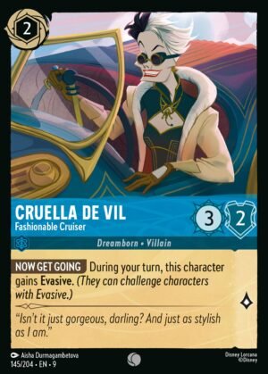 Cruella De Vil – Fashionable Cruiser