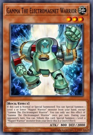 Gamma The Electromagnet Warrior (SDMY-EN003)