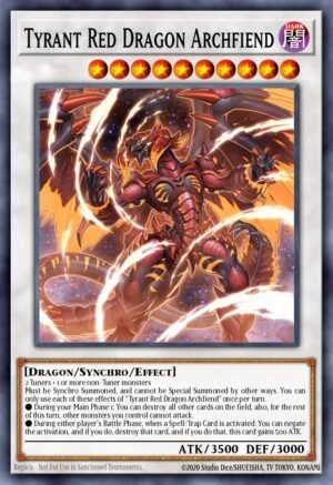 Tyrant Red Dragon Archfiend Tyrant Red Dragon Archfiend
