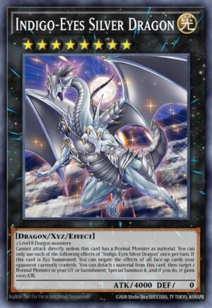 Indigo-Eyes Silver Dragon (SDWD-EN032)