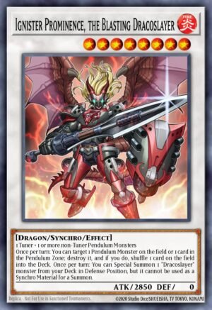 Ignister Prominence, the Blasting Dracoslayer (ANGU-EN048)