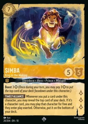 Simba – King in the Making Simba – King in the Making