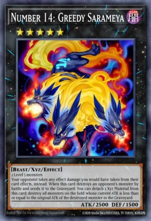 Number 14: Greedy Sarameya (PGL2-EN017)