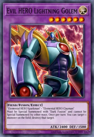 Evil HERO Lightning Golem (GLAS-EN039)