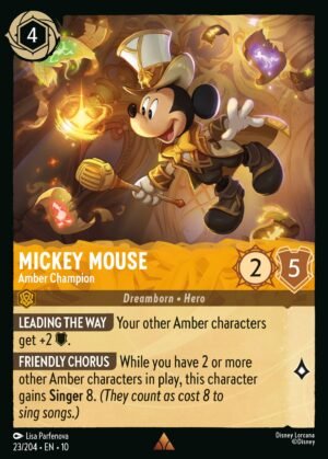 Mickey Mouse – Amber Champion Mickey Mouse – Amber Champion