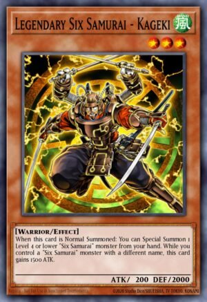 Legendary Six Samurai - Kageki (SDWA-EN018)