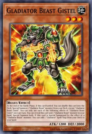 Gladiator Beast Gistel (SUDA-EN017)
