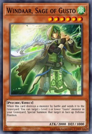 Windaar, Sage of Gusto Windaar, Sage of Gusto