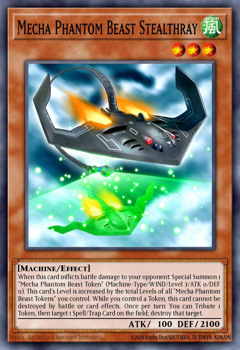 Mecha Phantom Beast Stealthray (WGRT-EN062)