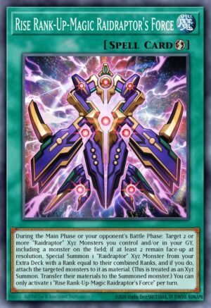 Rise Rank-Up-Magic Raidraptor's Force (PHNI-EN056)