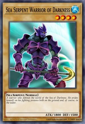 Sea Serpent Warrior of Darkness (DR2-EN060)