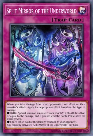 Split Mirror of the Underworld