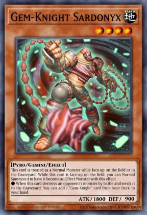 Gem-Knight Sardonyx (DT07-EN014)