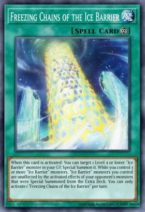 Freezing Chains of the Ice Barrier (BLTR-EN103)