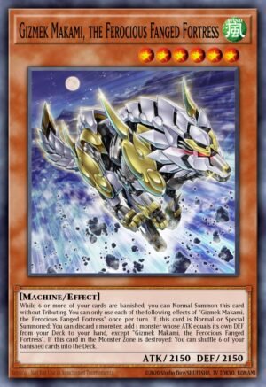 Gizmek Makami, the Ferocious Fanged Fortress (EGO1-EN021)
