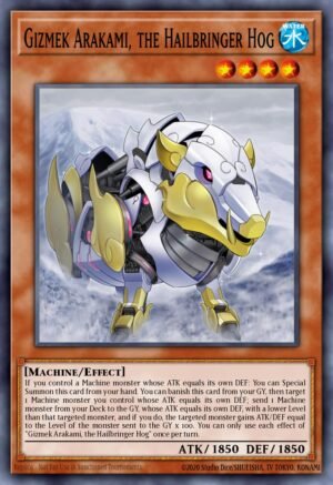 Gizmek Arakami, the Hailbringer Hog (DAMA-EN018)