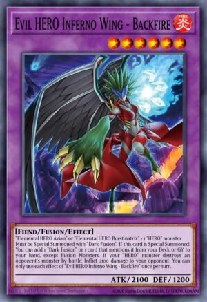 Evil HERO Inferno Wing - Backfire (SUDA-EN032)