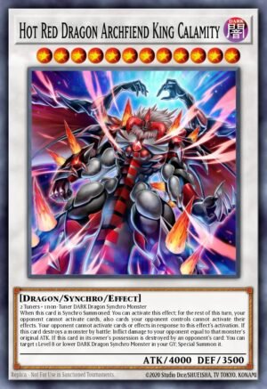 Hot Red Dragon Archfiend King Calamity (DUPO-EN059)