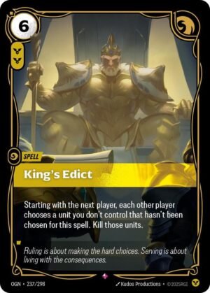 King’s Edict