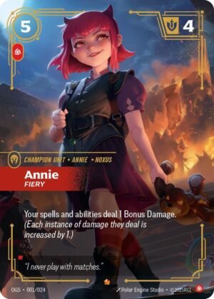 Annie – Fiery