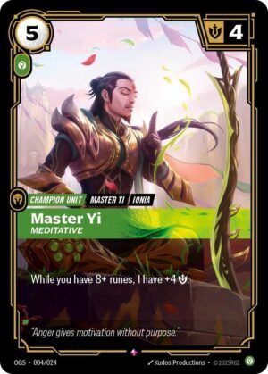 Master Yi – Meditative