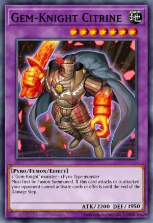 Gem-Knight Citrine (BLMM-EN139)