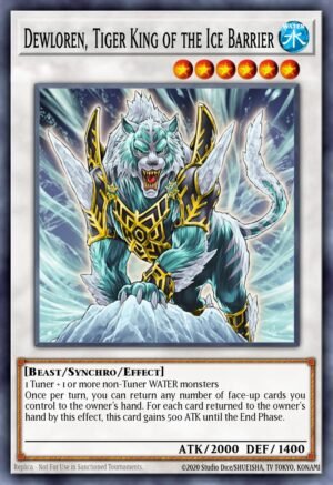 Dewloren, Tiger King of the Ice Barrier (DT02-EN033)