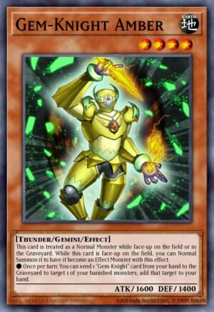 Gem-Knight Amber (DT06-EN069)