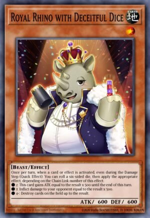 Royal Rhino with Deceitful Dice (PHNI-EN036)