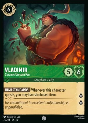 Vladimir – Ceramic Unicorn Fan Vladimir – Ceramic Unicorn Fan