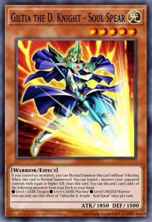 Giltia the D. Knight - Soul Spear (LDS3-EN137)