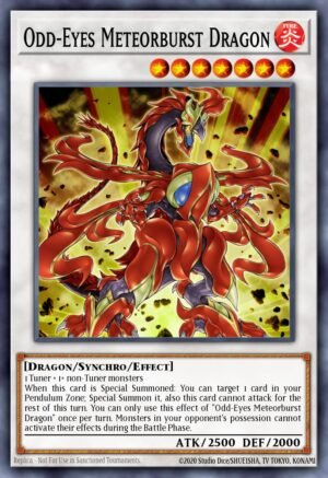 Odd-Eyes Meteorburst Dragon (LEDD-ENC31)
