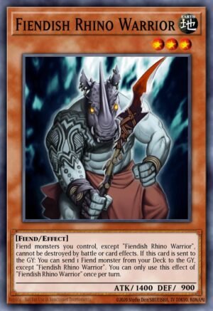 Fiendish Rhino Warrior (BOSH-EN091)