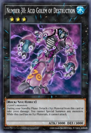 Number 30: Acid Golem of Destruction (JUMP-EN059)