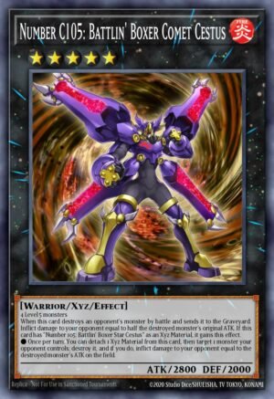 Number C105: Battlin' Boxer Comet Cestus (LD10-EN043)