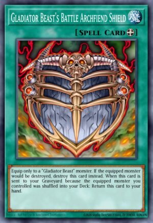 Gladiator Beast's Battle Archfiend Shield (AP03-EN022)