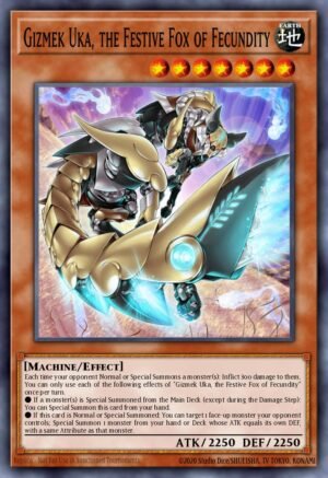 Gizmek Uka, the Festive Fox of Fecundity (EGO1-EN020)