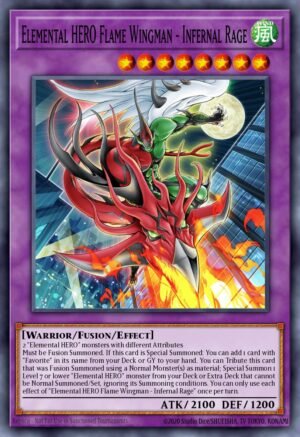 Elemental HERO Flame Wingman - Infernal Rage (BLMR-EN012)