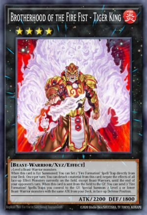 Brotherhood of the Fire Fist – Tiger King