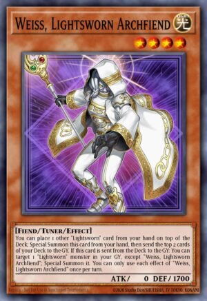 Weiss, Lightsworn Archfiend Weiss, Lightsworn Archfiend