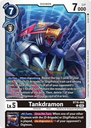 Tankdramon