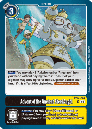 Advent of the Ancient Steel Angel