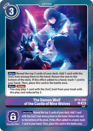 The Demon Wolf of the Castle of Nine Wolves